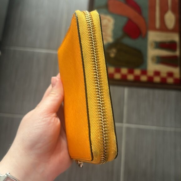 Michael Kors Tangerine Compact Small Zip Wallet - Picture 6 of 8